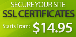 SSL Certificates From $14.95